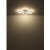 Globo Kora Taklampa LED Svart, 1-ljuskällor, Fjärrkontroll