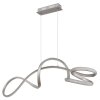 Globo Swirl Pendellampa LED Nickel matt, 1-ljuskällor