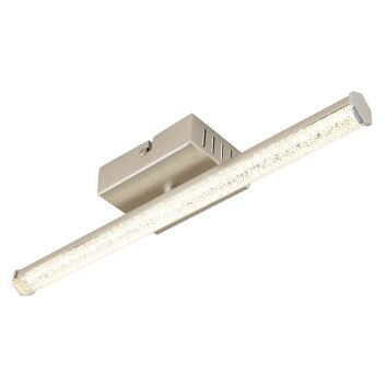 Globo Kirina Taklampa LED Nickel matt, 1-ljuskällor