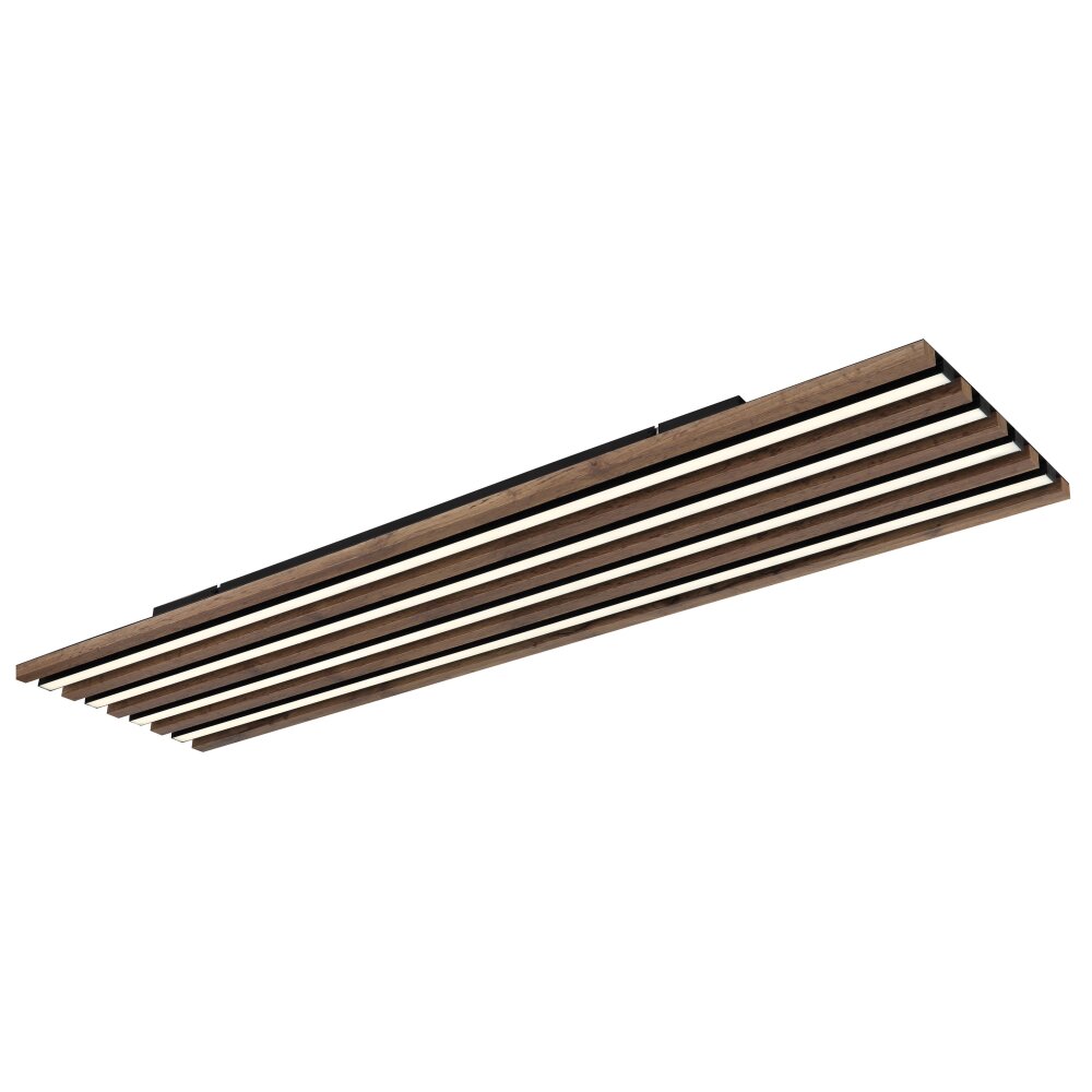 Globo Hayden Taklampa LED Naturfärger, Svart, 1-ljuskällor, Fjärrkontroll main product photo