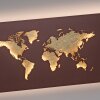 Paul Neuhaus MAP Vägglampa LED Guld, Rostfärger, 1-ljuskällor