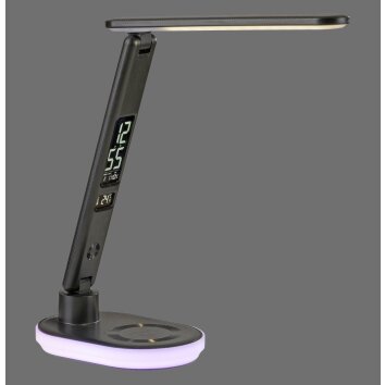 Leuchten Direkt TINA Bordslampa LED Svart, 1-ljuskällor, Färgväxlare