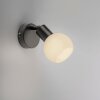 Leuchten Direkt LOKI Vägg- och taklampor LED Svart, 1-ljuskällor