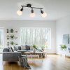 Leuchten Direkt LOKI Taklampa LED Svart, 3-ljuskällor