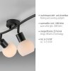 Leuchten Direkt LOKI Taklampa LED Svart, 3-ljuskällor
