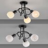 Leuchten Direkt LOKI Taklampa LED Svart, 3-ljuskällor