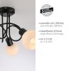Leuchten Direkt LOKI Taklampa LED Svart, 3-ljuskällor