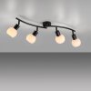 Leuchten Direkt LOKI Taklampa LED Svart, 4-ljuskällor