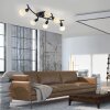 Leuchten Direkt LOKI Taklampa LED Svart, 6-ljuskällor