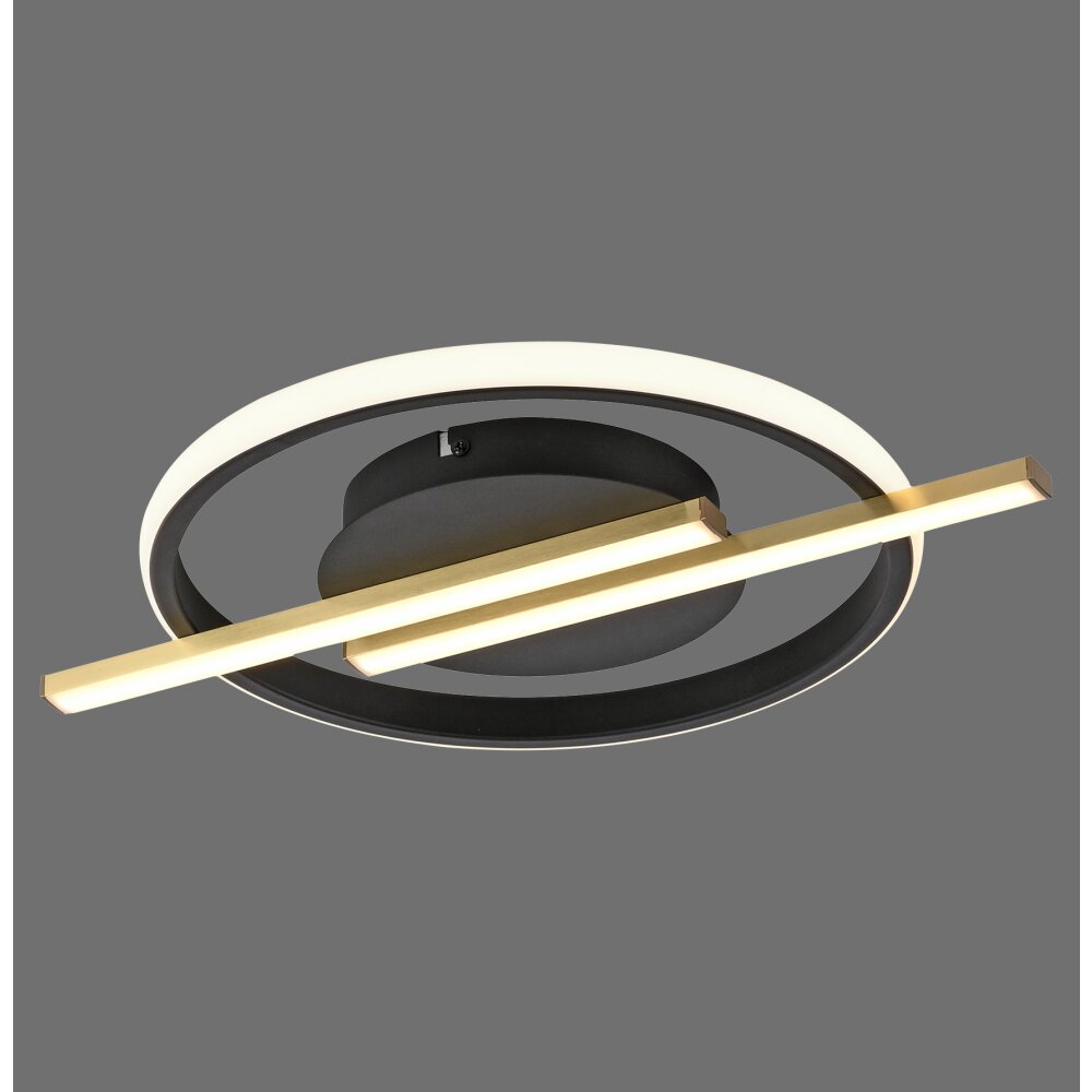 Leuchten Direkt KORSA Taklampa LED Guld, Svart, 1-ljuskällor main product photo