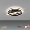 Leuchten Direkt KORSA Taklampa LED Guld, Svart, 1-ljuskällor