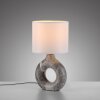 Leuchten Direkt CARARA Bordslampa LED Grått, 1-ljuskällor
