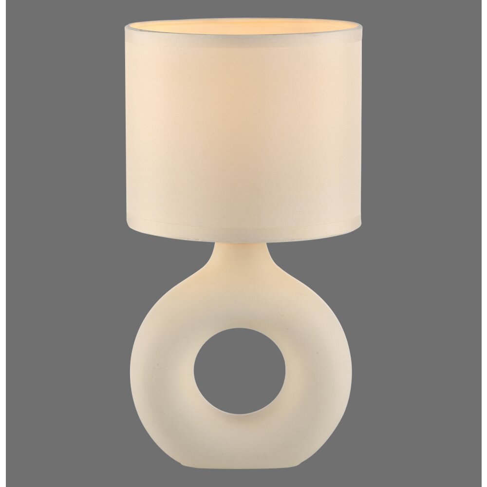 Leuchten Direkt CARARA Bordslampa LED Beige, 1-ljuskällor main product photo