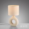 Leuchten Direkt CARARA Bordslampa LED Beige, 1-ljuskällor