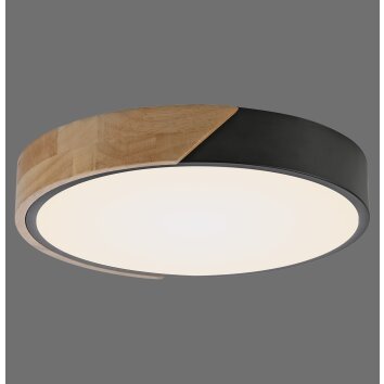 Leuchten Direkt BILA Taklampa LED Svart, 1-ljuskällor