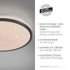 Leuchten Direkt KYLE Taklampa LED Svart, 1-ljuskällor