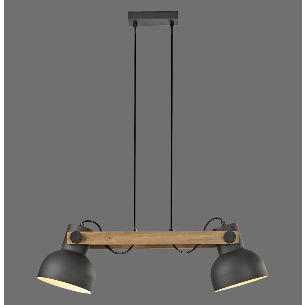 Leuchten Direkt 2.0 Pendelbelysning LED Brun, Svart, 2-ljuskällor main product photo