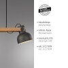Leuchten Direkt 2.0 Pendelbelysning LED Brun, Svart, 2-ljuskällor