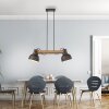 Leuchten Direkt 2.0 Pendelbelysning LED Brun, Svart, 2-ljuskällor