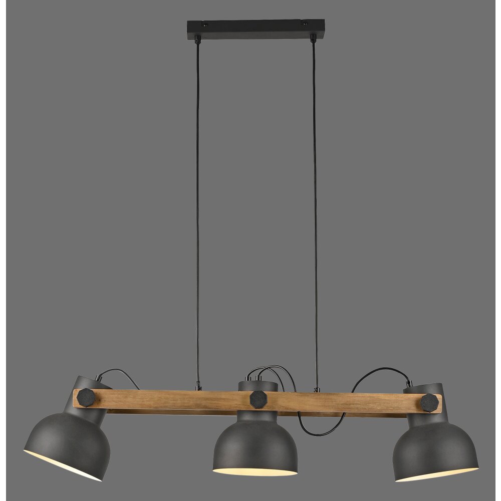 Leuchten Direkt 2.0 Pendelbelysning LED Brun, Svart, 3-ljuskällor main product photo