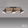 Leuchten Direkt 2.0 Taklampa LED Brun, Svart, 3-ljuskällor