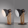 Leuchten Direkt 2.0 Bordslampa LED Brun, Svart, 1-ljuskällor
