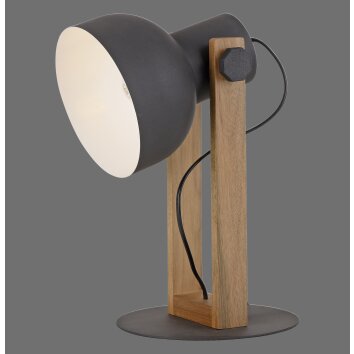 Leuchten Direkt 2.0 Bordslampa LED Brun, Svart, 1-ljuskällor