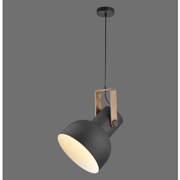 Leuchten Direkt 2.0 Pendelbelysning LED Brun, Svart, 1-ljuskällor
