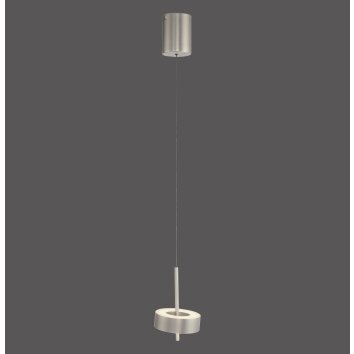 Paul Neuhaus Q-Rotate Pendelbelysning LED Silver, 1-ljuskällor, Fjärrkontroll