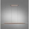 Paul Neuhaus Hoop Pendelbelysning LED Brun, Silver, 1-ljuskällor