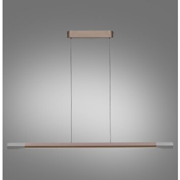 Paul Neuhaus Hoop Pendelbelysning LED Brun, Silver, 1-ljuskällor