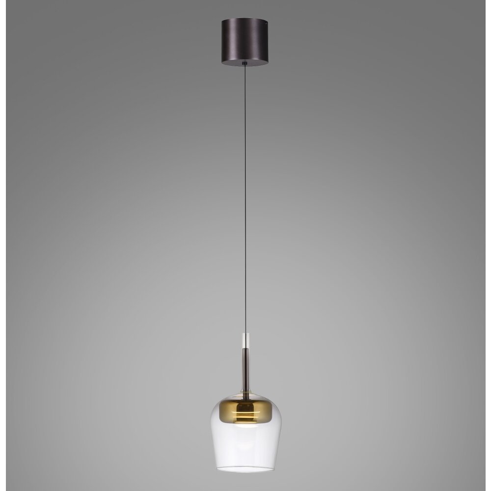 Paul Neuhaus Q-Serie Q-Kon Pendelbelysning LED Brun, 1-ljuskällor, Fjärrkontroll main product photo
