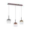 Paul Neuhaus Q-Serie Q-Kon Pendelbelysning LED Brun, 3-ljuskällor, Fjärrkontroll Paul Neuhaus Q-Serie Q-Kon Pendelbelysning LED Brun, 3-ljuskällor, Fjärrkontroll