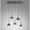 Paul Neuhaus Q-Serie Q-Kon Pendelbelysning LED Brun, 5-ljuskällor, Fjärrkontroll Paul Neuhaus Q-Serie Q-Kon Pendelbelysning LED Brun, 5-ljuskällor, Fjärrkontroll