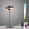Paul Neuhaus Q-Serie Q-Rotate Bordslampa LED Brun, 1-ljuskällor, Fjärrkontroll Paul Neuhaus Q-Serie Q-Rotate Bordslampa LED Brun, 1-ljuskällor, Fjärrkontroll