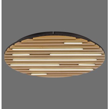 Paul Neuhaus Q-Serie Q-Akustik Vägg- och taklampor LED Brun, Svart, 1-ljuskällor, Fjärrkontroll Paul Neuhaus Q-Serie Q-Akustik Vägg- och taklampor LED Brun, Svart, 1-ljuskällor, Fjärrkontroll
