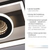 Paul Neuhaus Traforo Taklampa LED Svart, 1-ljuskällor, Fjärrkontroll