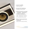 Paul Neuhaus Traforo Taklampa LED Svart, 1-ljuskällor, Fjärrkontroll