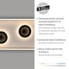 Paul Neuhaus Dune Taklampa LED Svart, 1-ljuskällor, Fjärrkontroll