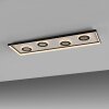 Paul Neuhaus Dune Taklampa LED Svart, 1-ljuskällor, Fjärrkontroll