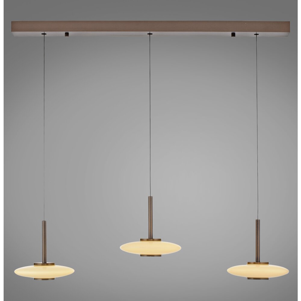 Paul Neuhaus Vitrum Pendelbelysning LED Brun, 6-ljuskällor main product photo