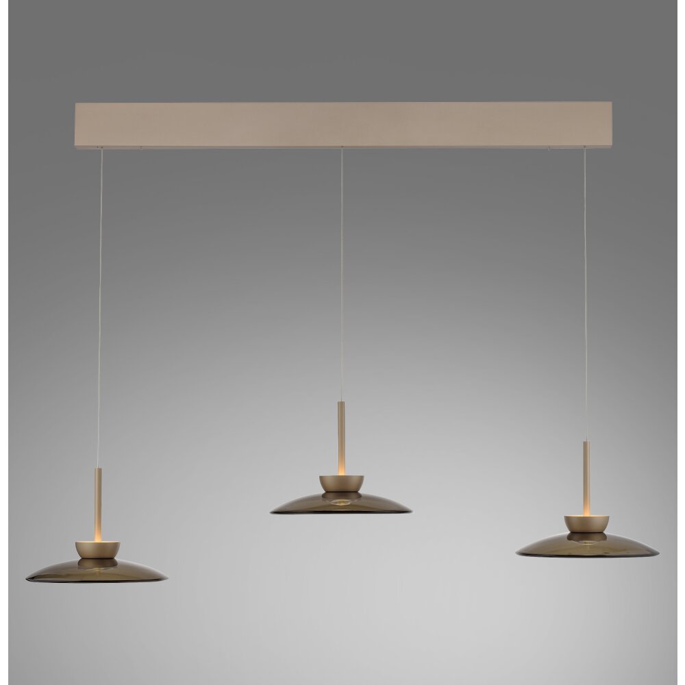 Paul Neuhaus Moon Pendelbelysning LED Brons, 6-ljuskällor main product photo