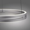 Paul Neuhaus Lampor E-Loop Pendelbelysning LED Silver, 2-ljuskällor, Fjärrkontroll
