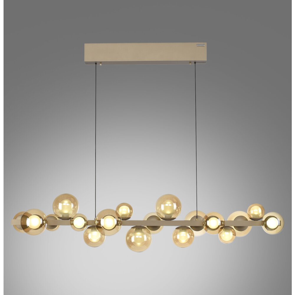 Paul Neuhaus E-Popup Pendelbelysning LED Brons, 18-ljuskällor, Fjärrkontroll main product photo