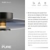 Paul Neuhaus Vitrum Taklampa LED Grått, 2-ljuskällor