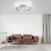 Paul Neuhaus Loop Taklampa LED Silver, 2-ljuskällor, Fjärrkontroll