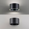 Paul Neuhaus Clipse Vägglampa LED Grått, 2-ljuskällor