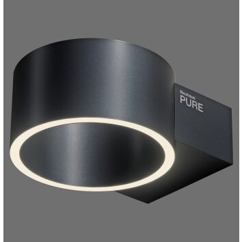 Paul Neuhaus Lampor Clipse Vägglampa LED Grått, 2-ljuskällor Paul Neuhaus Lampor Clipse Vägglampa LED Grått, 2-ljuskällor