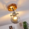 Berkeley Taklampa, Takstrålkastare Mörkbrun, Galvaniserad, 1-ljuskällor
