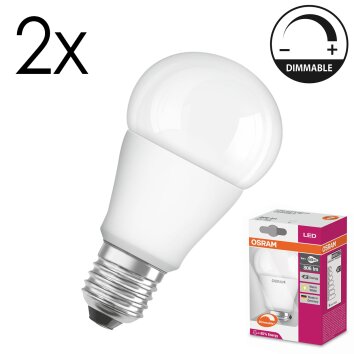 Osram E27 LED 9 Watt varmvit dimbar 806 Lumen